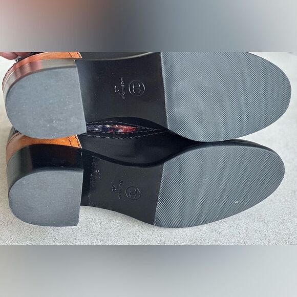 CHANEL 2017 Lambskin & Tweed Pattern Ankle Black Boots Size 40 - Picture 12 of 14